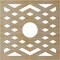 Ekena Millwork Chevron Wood Fretwork Pierced Ceiling Medallion, Birch, 16"OD x 4 1/8"ID x 1/4"T CMWP16X16X0250CHBI - alternate 4